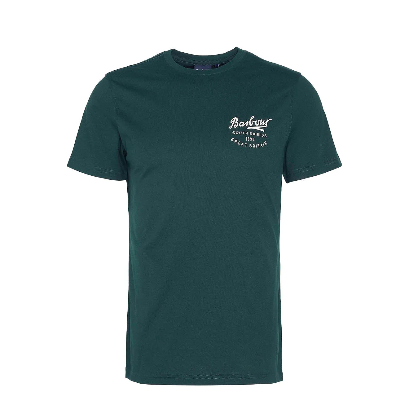 Street Smart Look Cool and Chic Barbour Script Graphic T-Shirt Seaweed