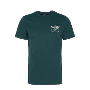 Street Smart Look Cool and Chic Barbour Script Graphic T-Shirt Seaweed