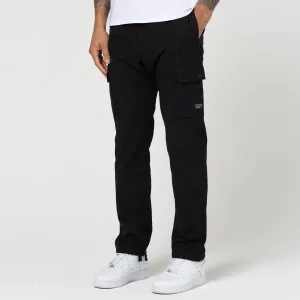 Ripstop Open Hem Cargo Pant | Black Seamless Comfort AbrasionResistantFabric