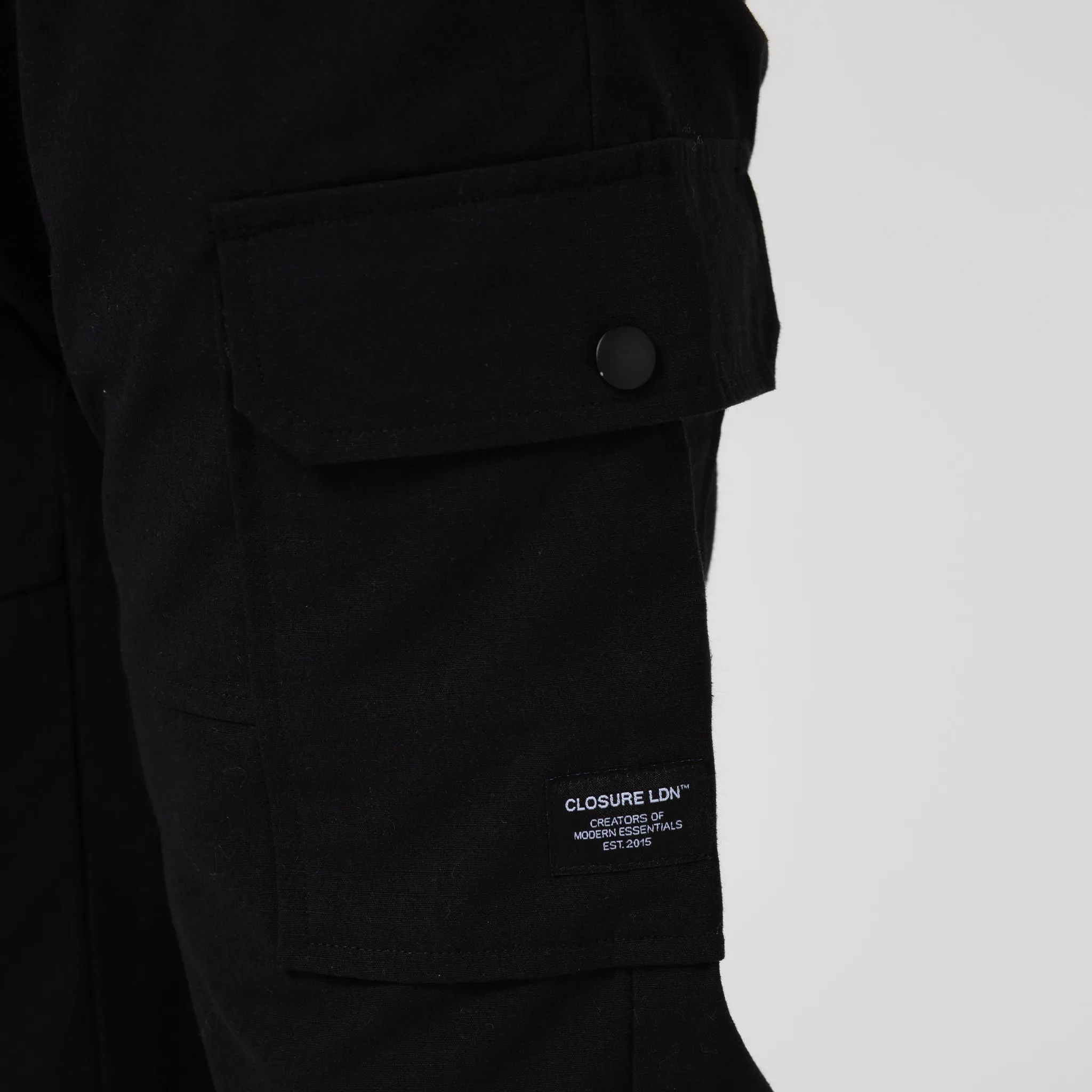 Ripstop Open Hem Cargo Pant | Black QuickReleaseBuckle