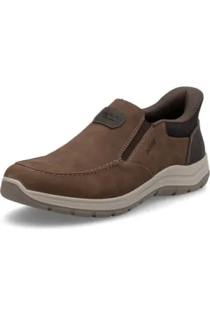 Rieker Mens shoe 03655-24 in Brown Anti Odor Deep Shade