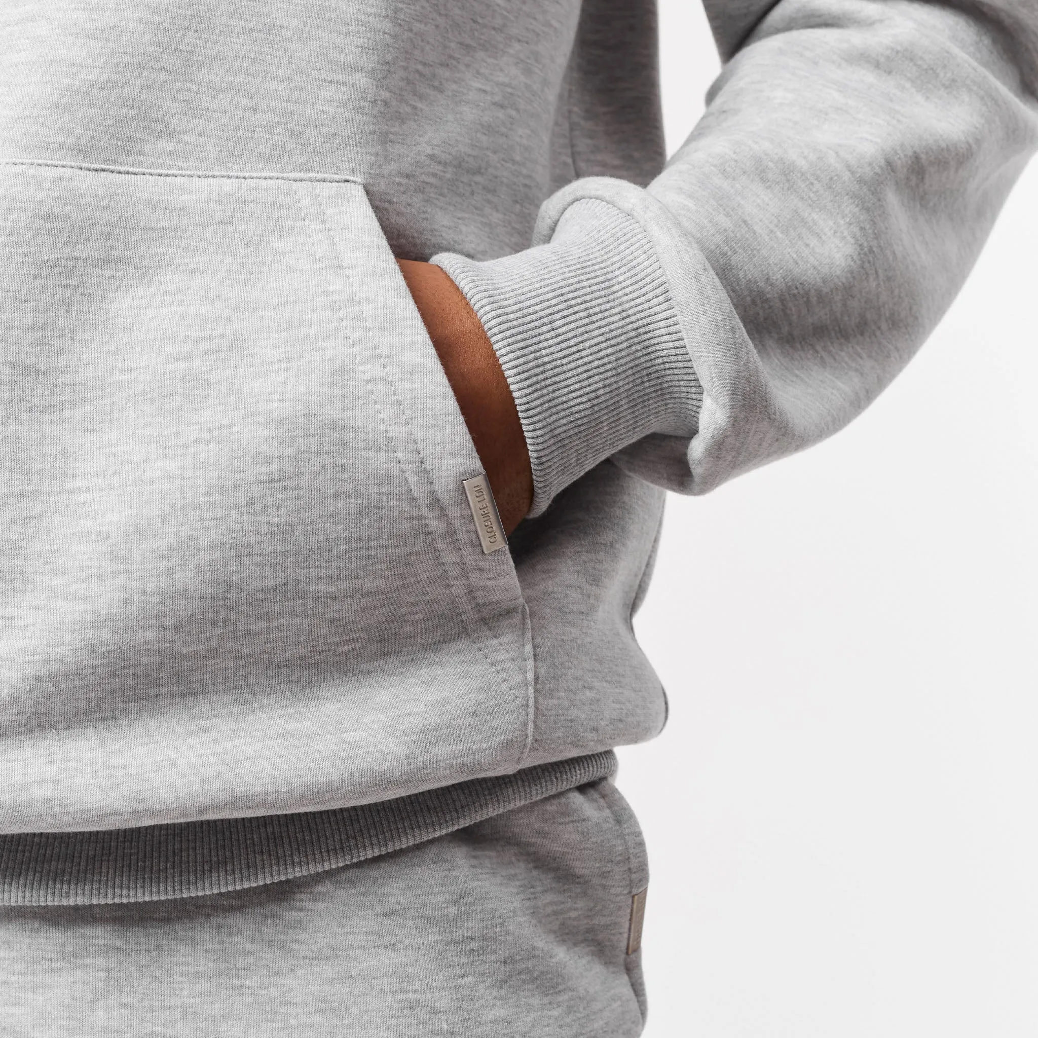 Youthful Vibe product formal casual balance Relaxed Fit Hoodie | Grey Marl