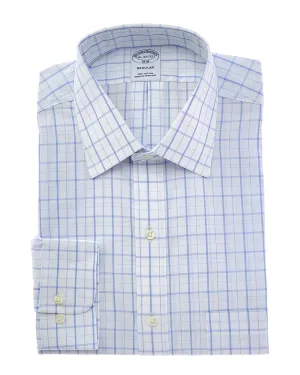 Brooks Brothers Regular Fit Dress Shirt Bold Print Oversized Fit