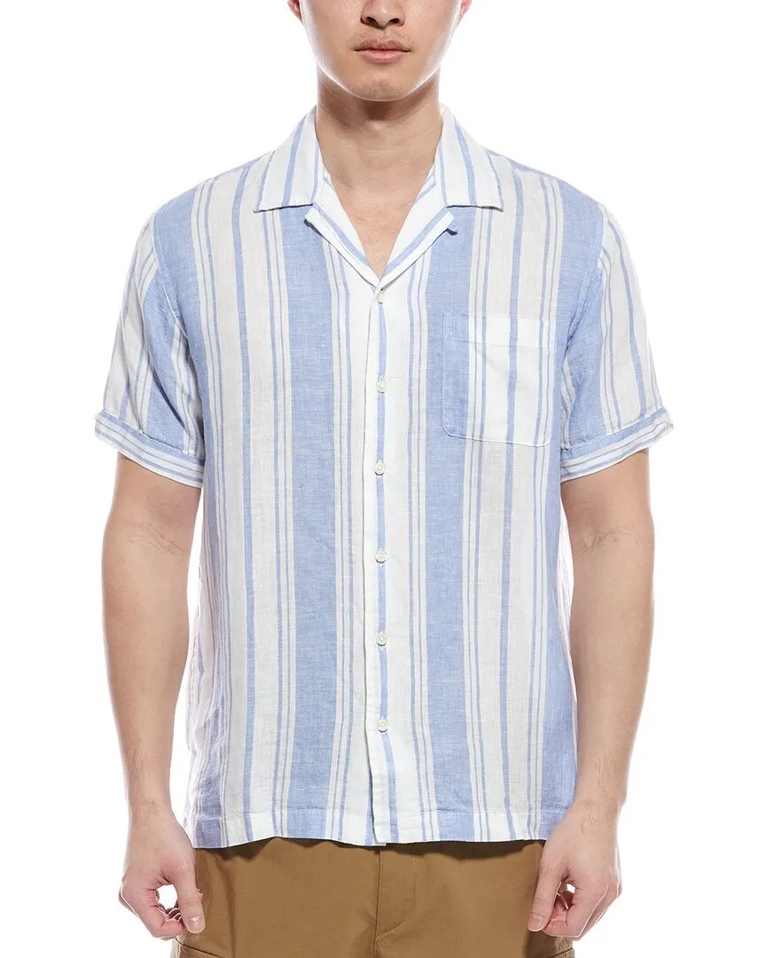 Smooth Texture Brooks Brothers Regular Fit Linen Shirt