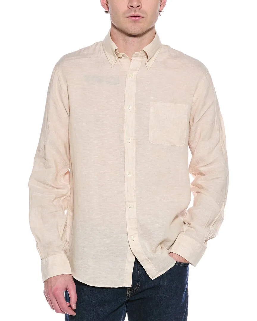 Brooks Brothers Regular Fit Linen Shirt tailored look