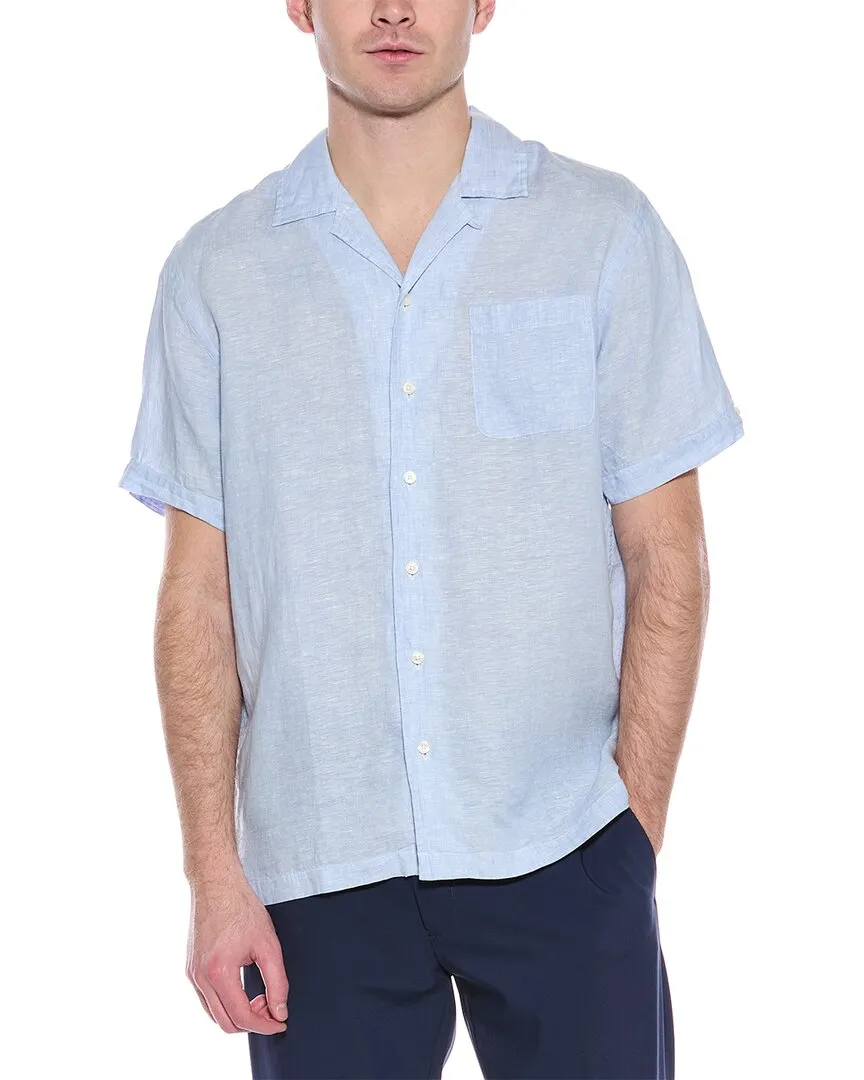 Brooks Brothers Regular Fit Linen Shirt Yoke Design