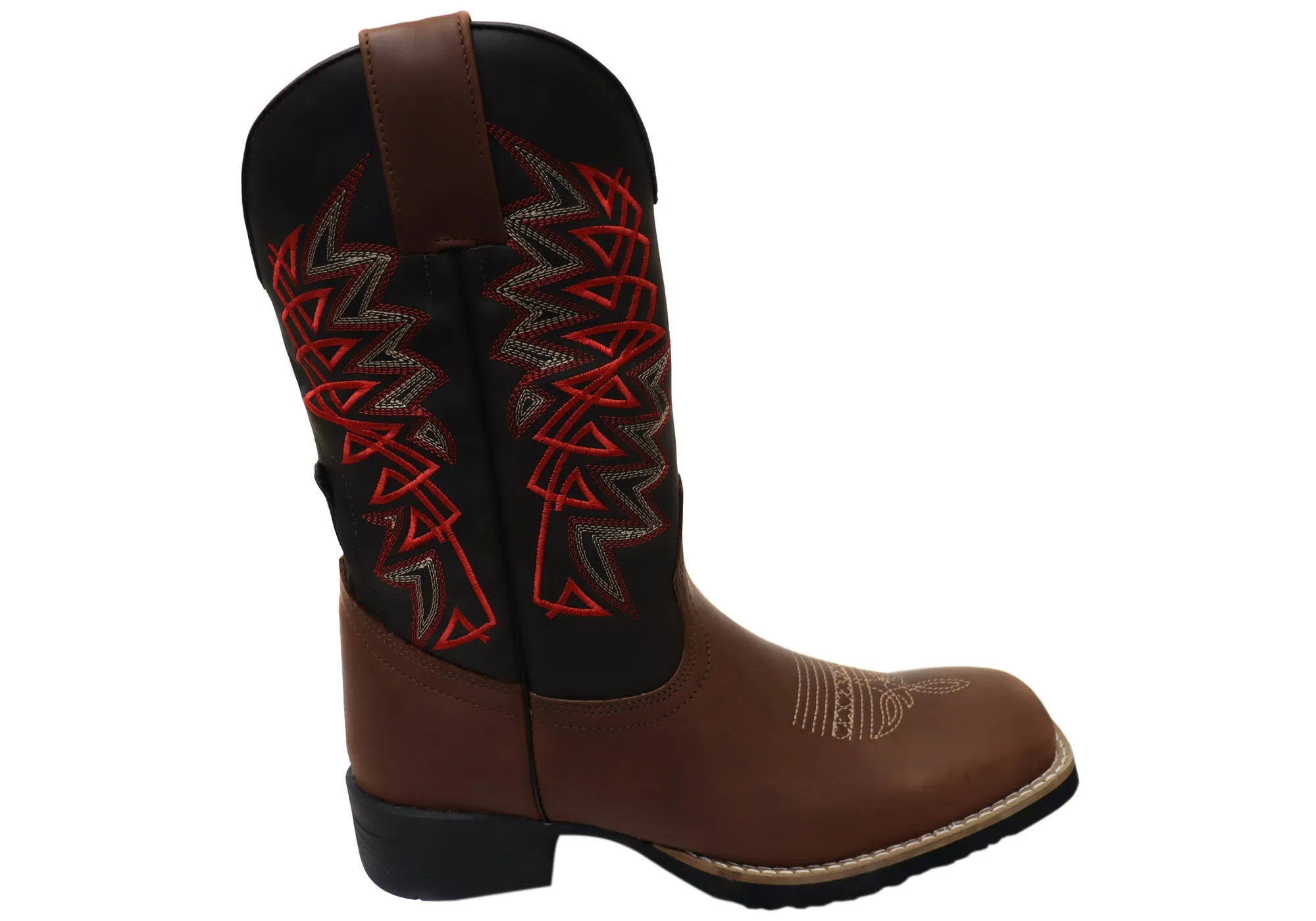 Knit Top D Milton Alonzo Mens Leather Comfortable Western Cowboy Boots