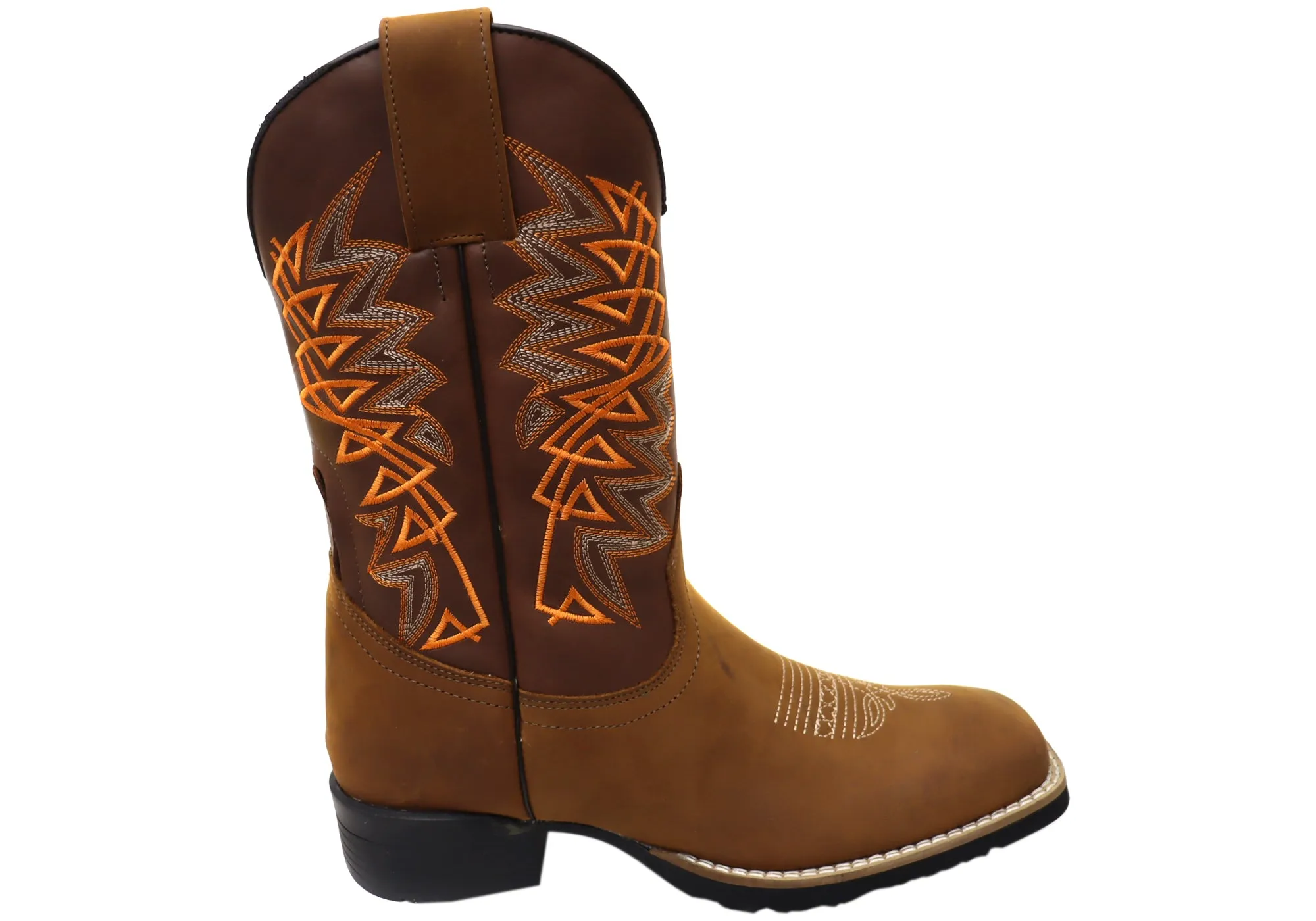 D Milton Alonzo Mens Leather Comfortable Western Cowboy Boots Anti Odor Cold Weather Commuter