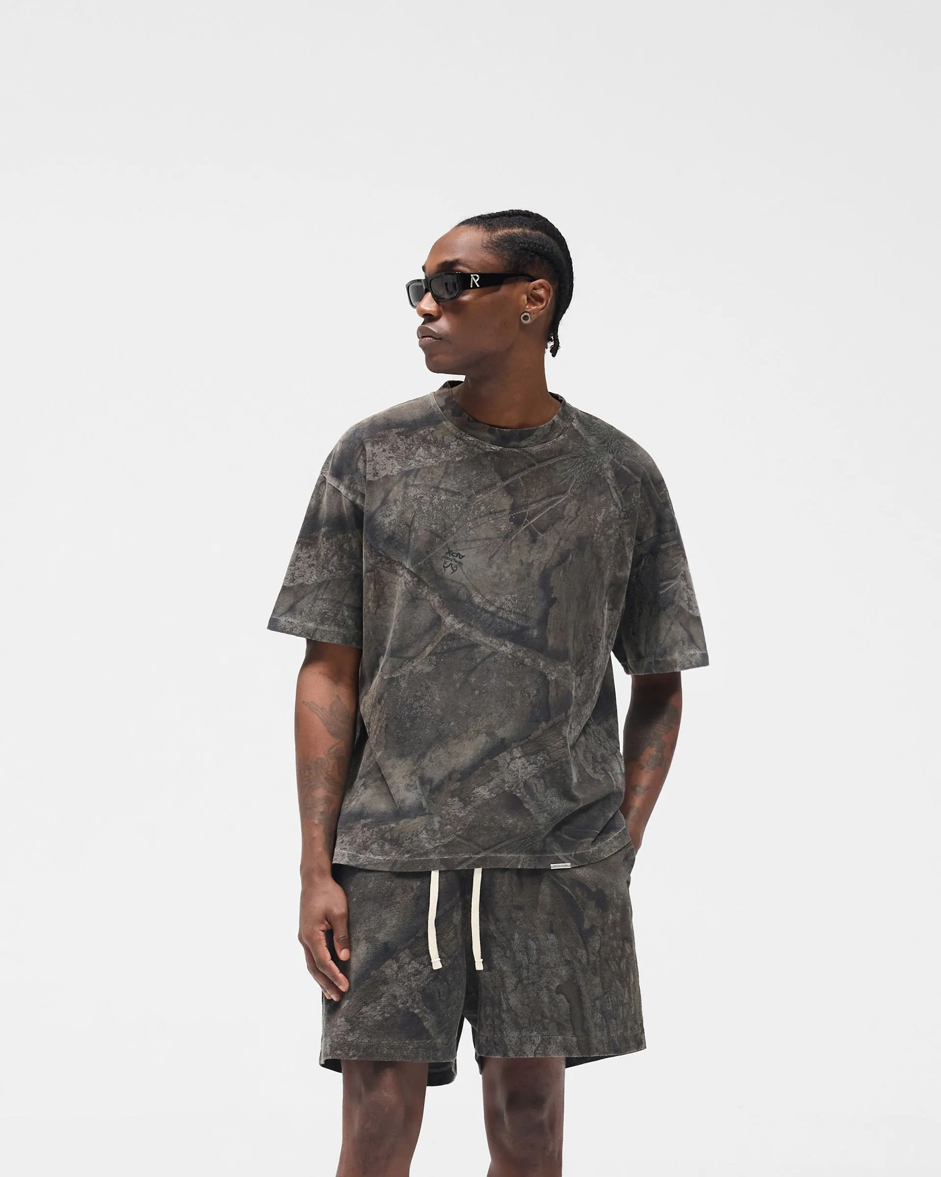 Initial Overdye Realtree? Oversized T-Shirt - Overdyed Black Seasonal Must-Have