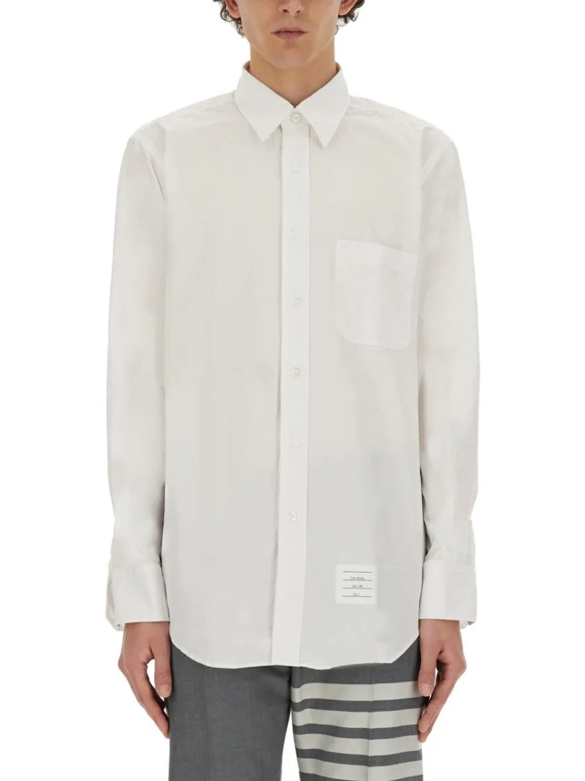 Tagless label Layered Design Button Down Shirt