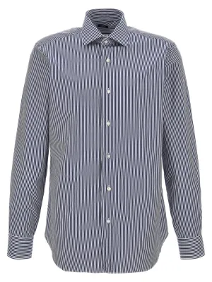 Comfort First Fit Breathable Fit Button-Down Striped Cotton Shirt