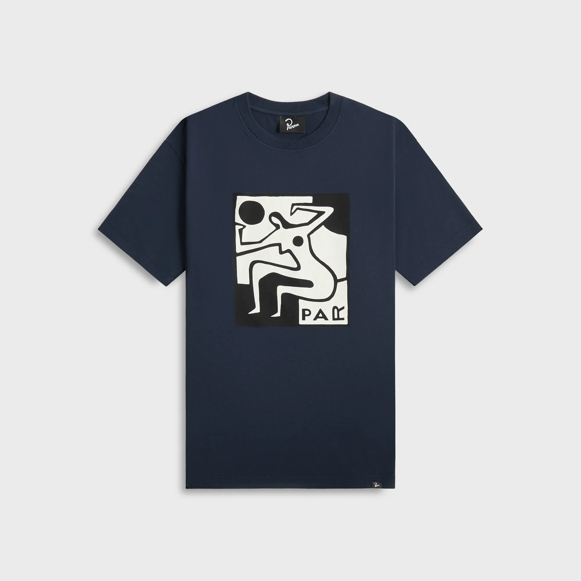 by Parra Ball Sports Tee - Navy Blue Layering Fashion Chic and Soft