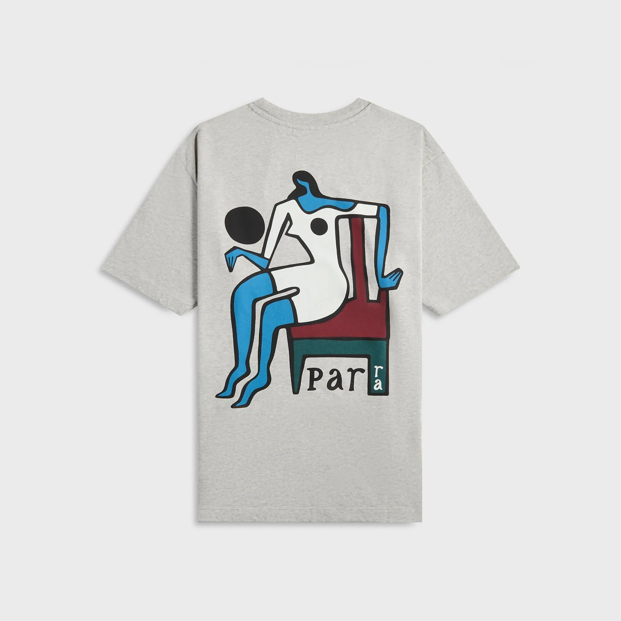 All-Season Wear Everyday Look by Parra Chair Baller Tee - Heather Grey