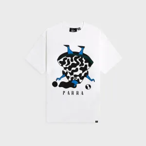 Timeless Must-Have Quick Slip by Parra No Regrets Tee - White