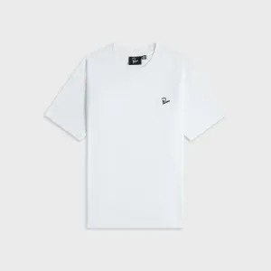 Heather Jersey Material by Parra Signature Tee - White
