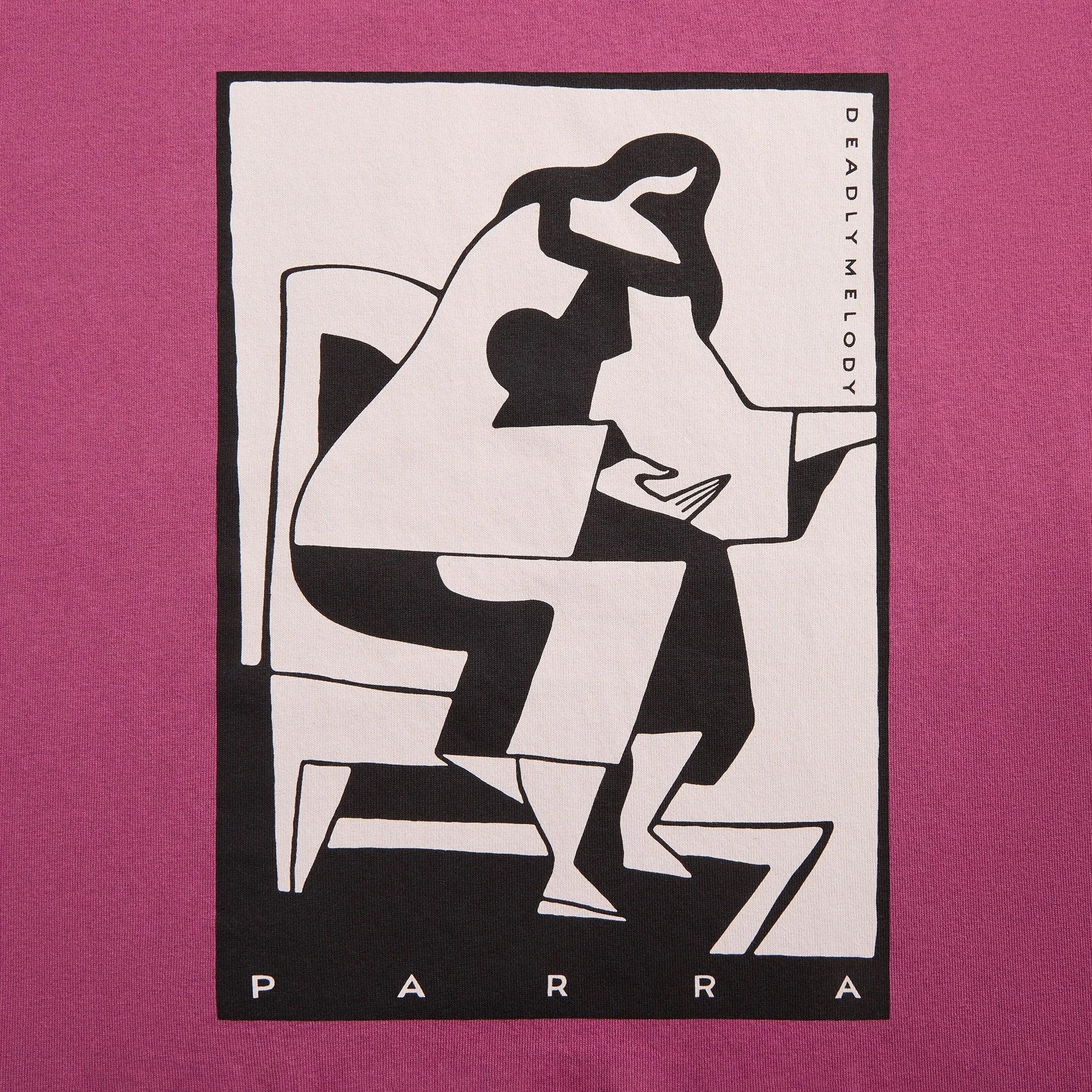 by Parra The Confession Tee - Purple Fashion Top