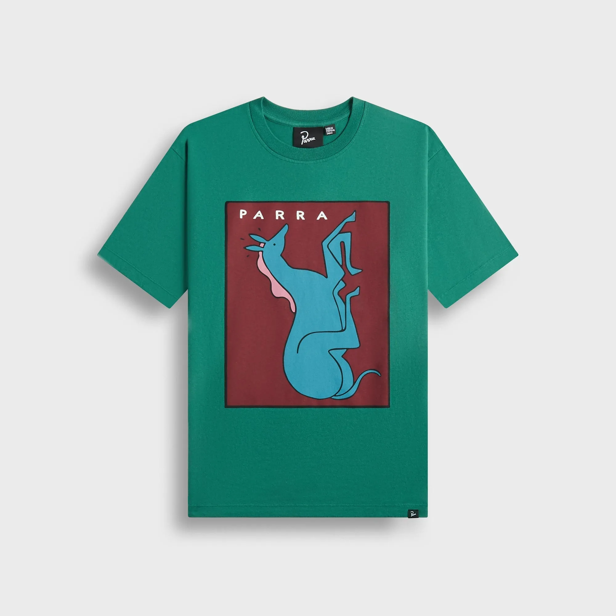 Relaxed Look Layered Look Wear by Parra Vertical Horse Tee - Green