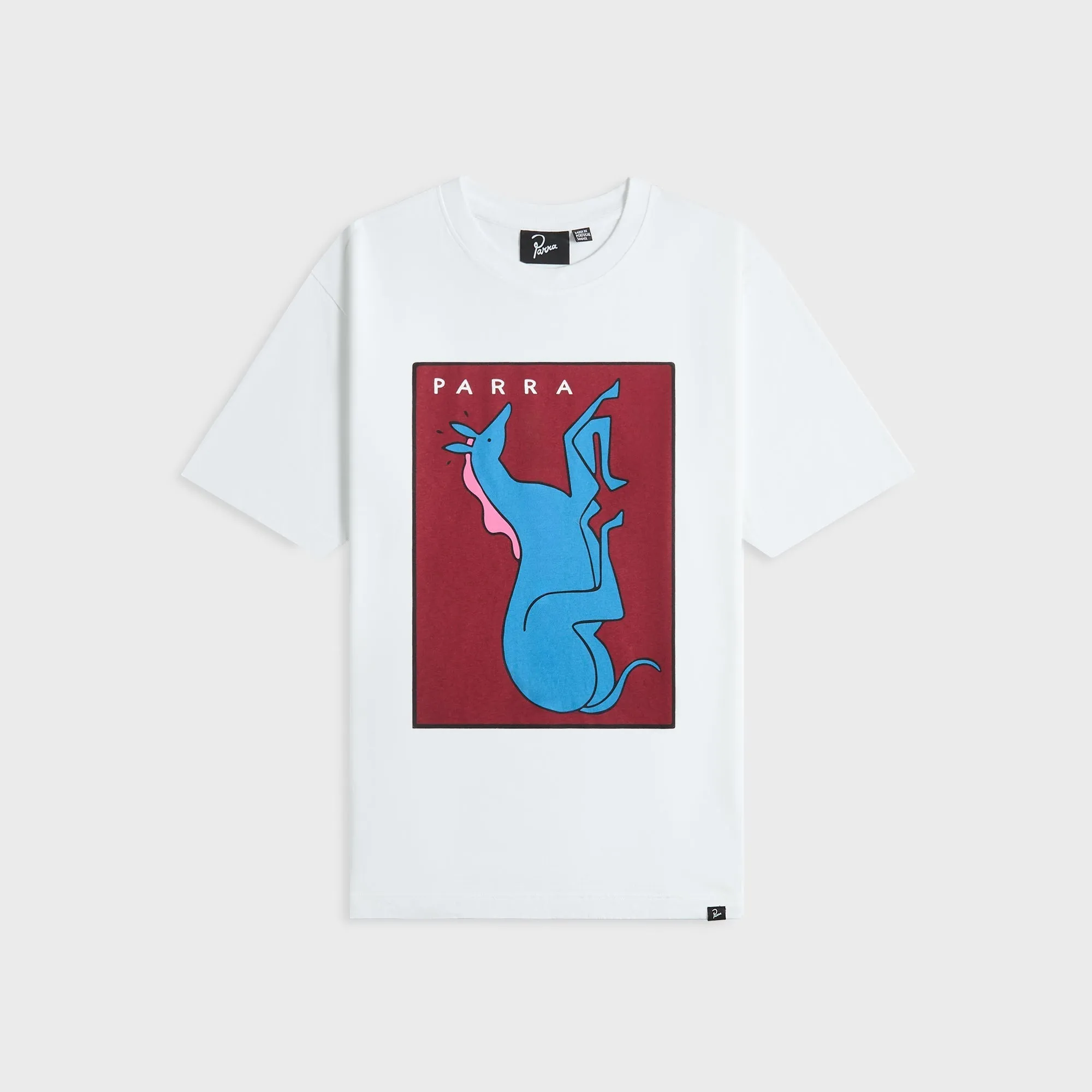 Chic Fit Timeless Look Wear by Parra Vertical Horse Tee - White