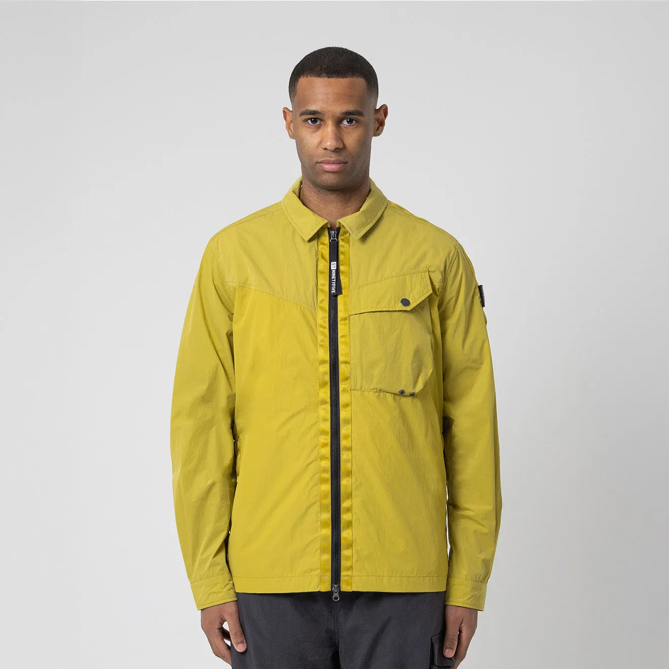 Breathable Fit Inner Layer ST95 Ballute Overshirt Dark Yellow
