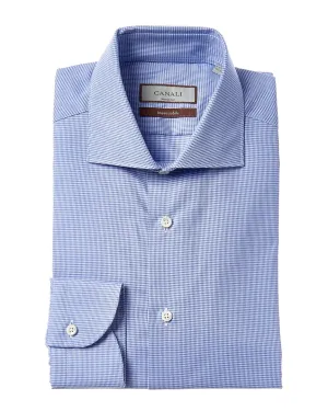 Non Restrictive Armhole High-End Fabric Canali Dress Shirt