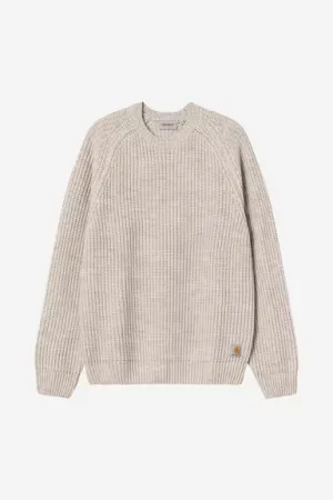 Carhartt Firth Sweater Fleur De Sel Sustainable Base River Flow