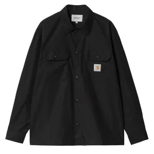 Carhartt WIP L/S Craft Shirt Black Stylish Appearance Textured Finish