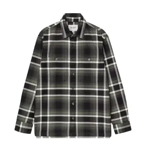 Carhartt WIP L/S Vaughn Shirt Vaughn Check Opuntia Classic Wardrobe Breathable Cotton