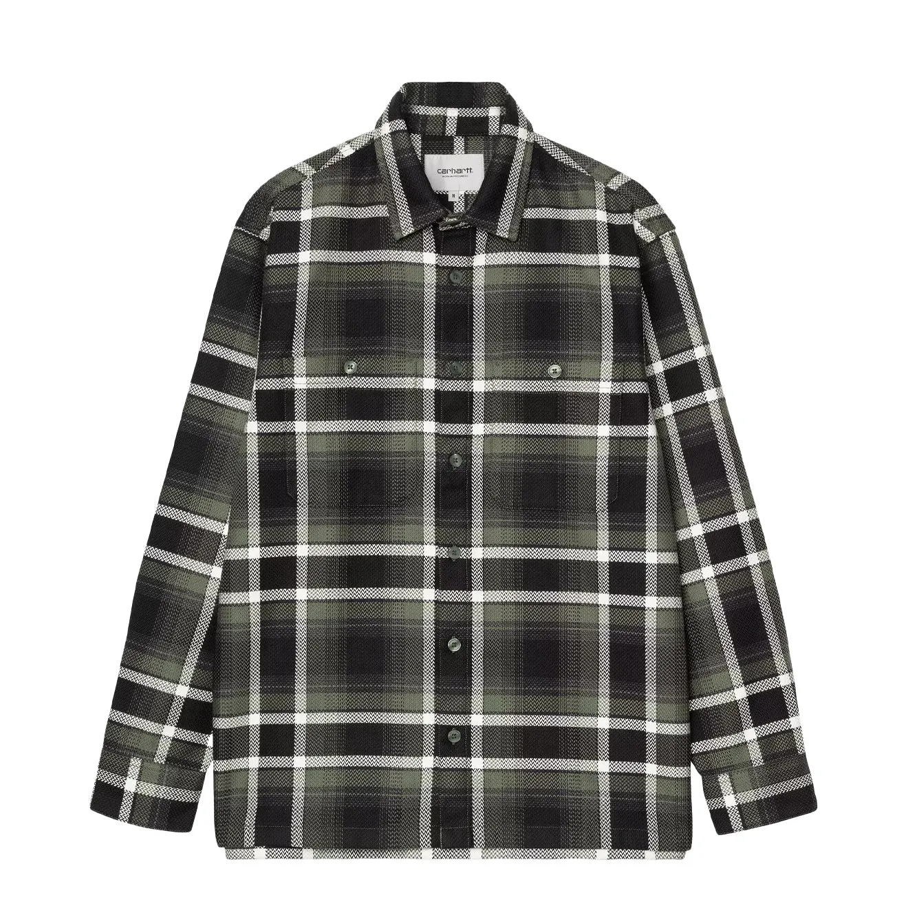 Carhartt WIP L/S Vaughn Shirt Vaughn Check Opuntia Classic Wardrobe Breathable Cotton