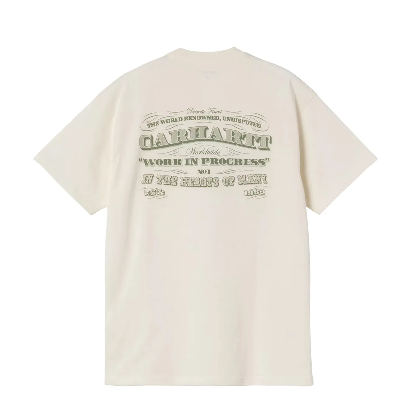 Carhartt WIP S/S 3 One 3 T-Shirt Wax Teenager coolness Versatile Style