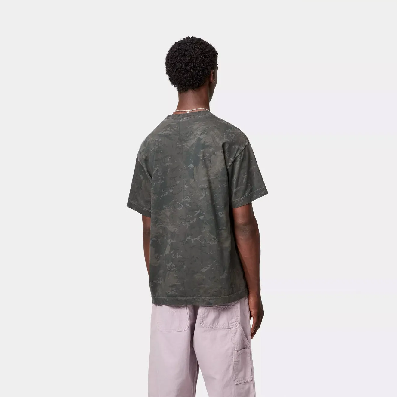 Carhartt WIP S/S Camo Combi T-Shirt Camo Combi Green / Graphite Garment Dyed FadeResistantPrint Pullover