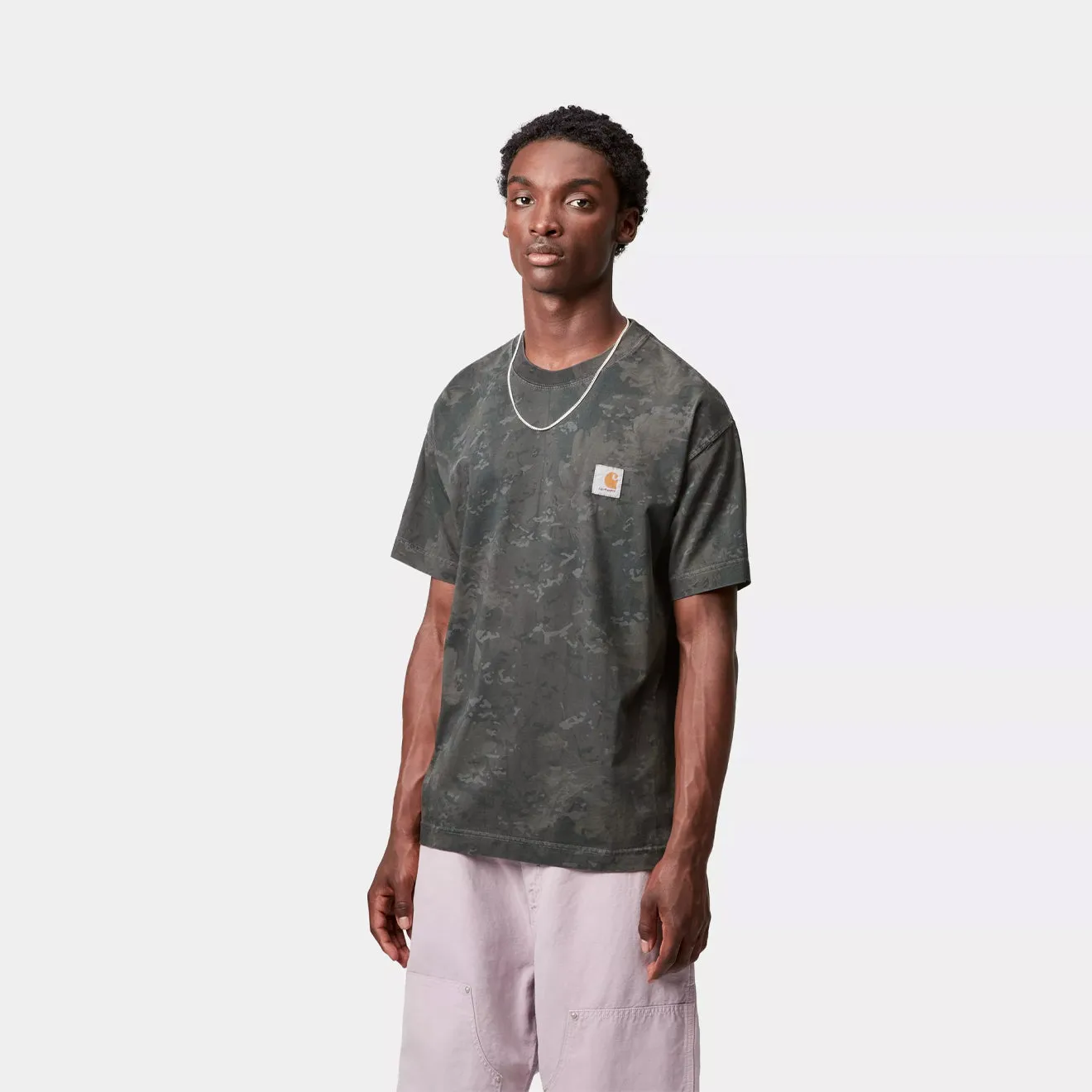Carhartt WIP S/S Camo Combi T-Shirt Camo Combi Green / Graphite Garment Dyed Comfy Choice All-Weather Wear