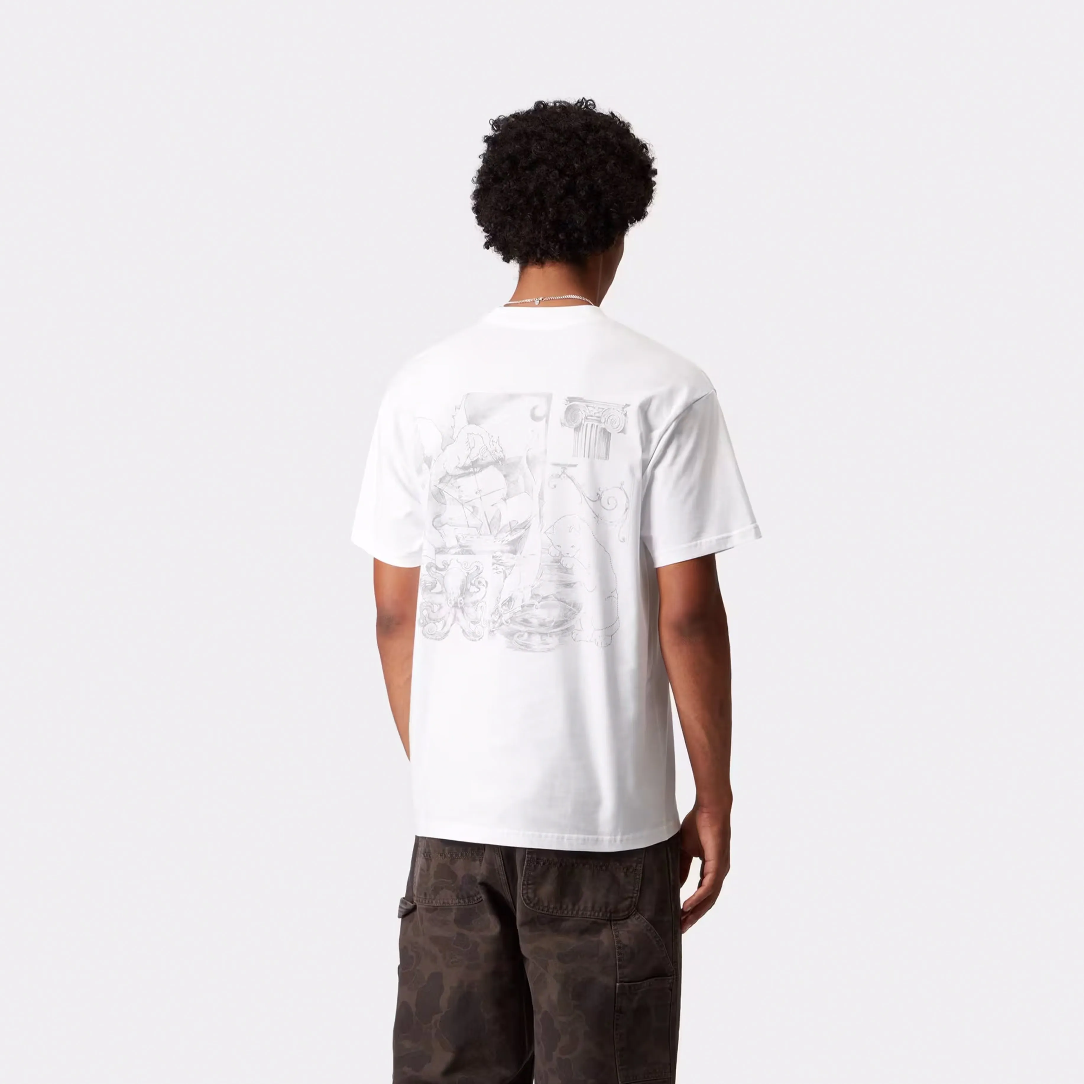 Comfort Wear Fit Carhartt WIP S/S Okniceok 02 T-Shirt White
