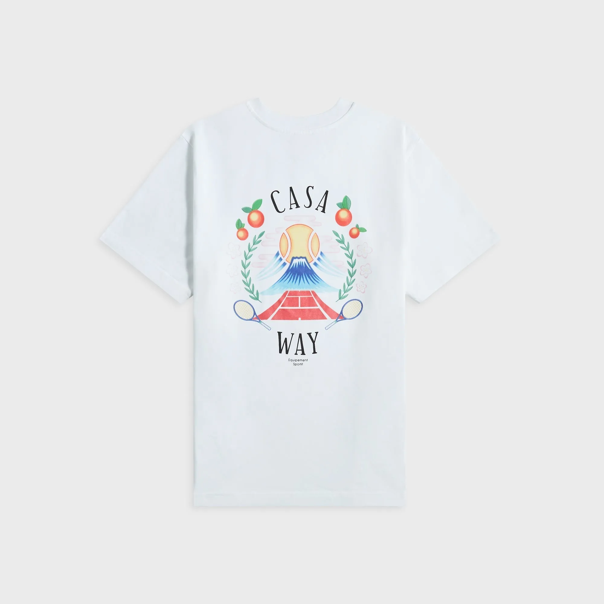 Casablanca Casa Way Mountain Printed Tee - White Recommended