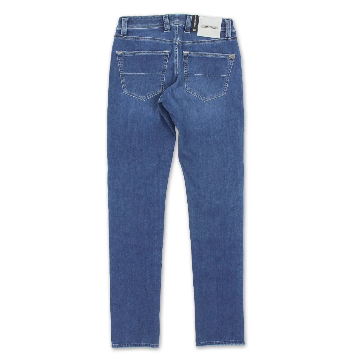 Party Look Modern Minimalist Tramarossa - Leanardo Slim 21E13 Jeans in Mid Blue Wash
