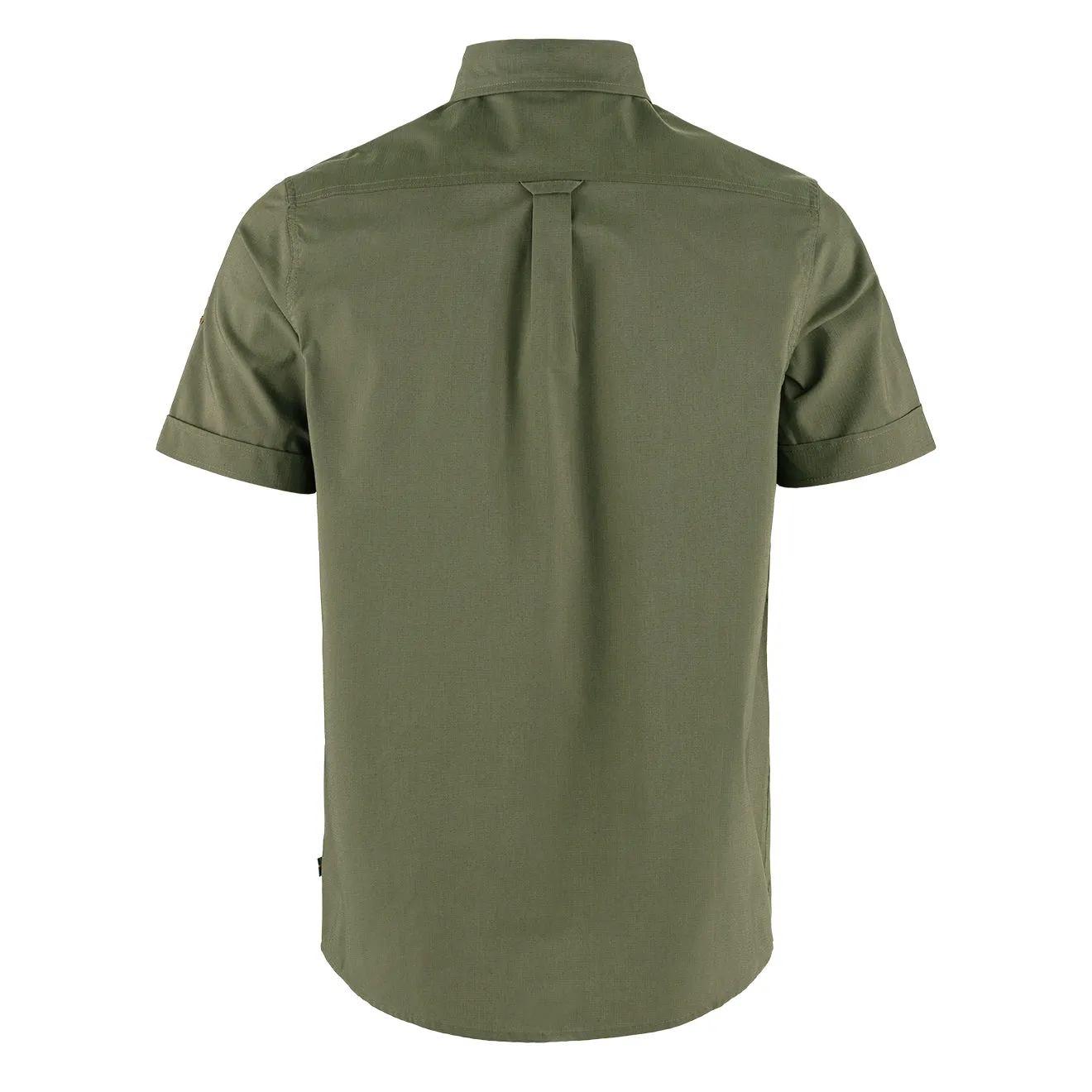 Anti Static Lining Fjallraven Ovik Air Stretch SS Shirt Laurel Green
