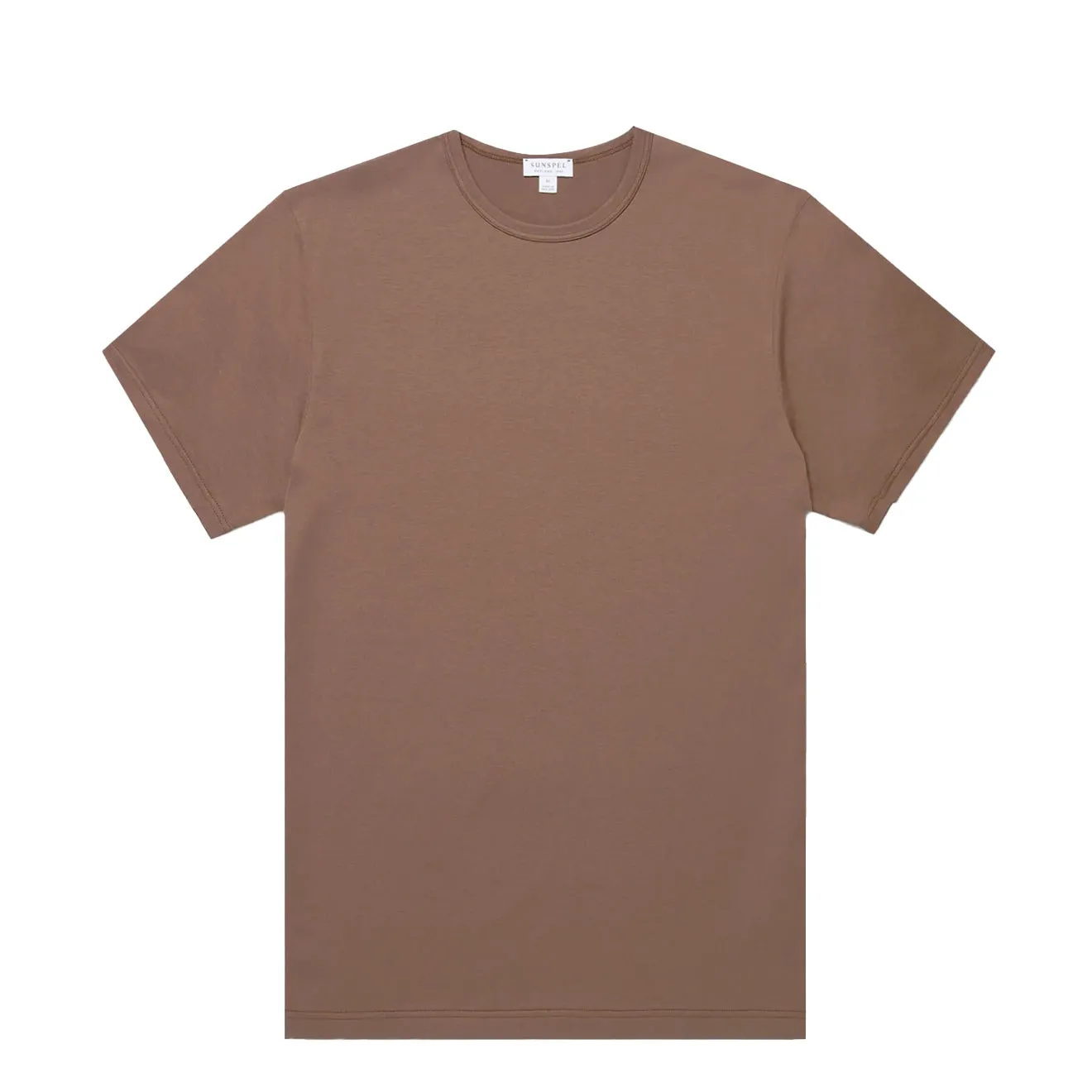Sunspel S/S Classic T-Shirt Bark thermal Essential Clothing