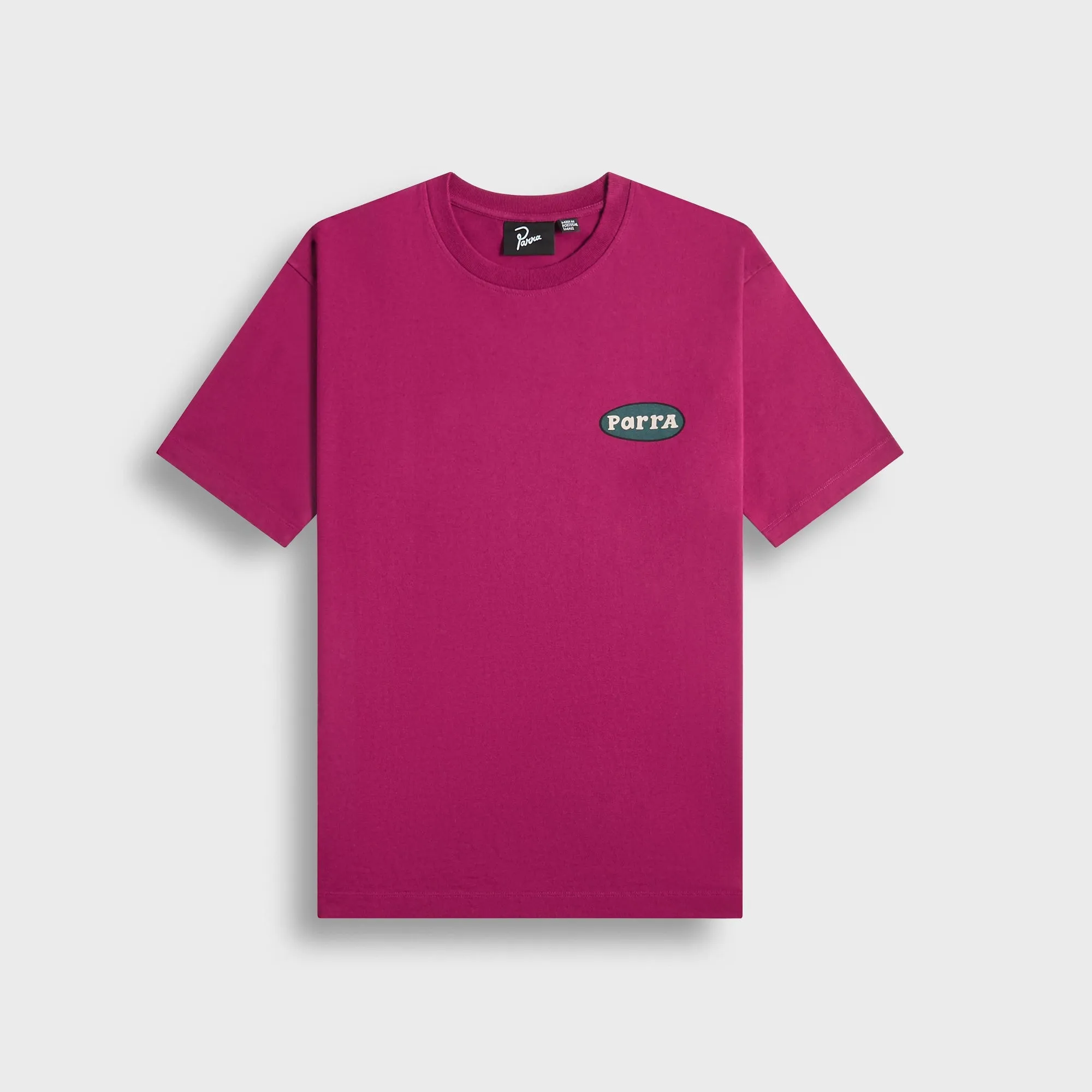 Button Down Hypoallergenic Textile by Parra Chair Baller Tee - Dark Magenta