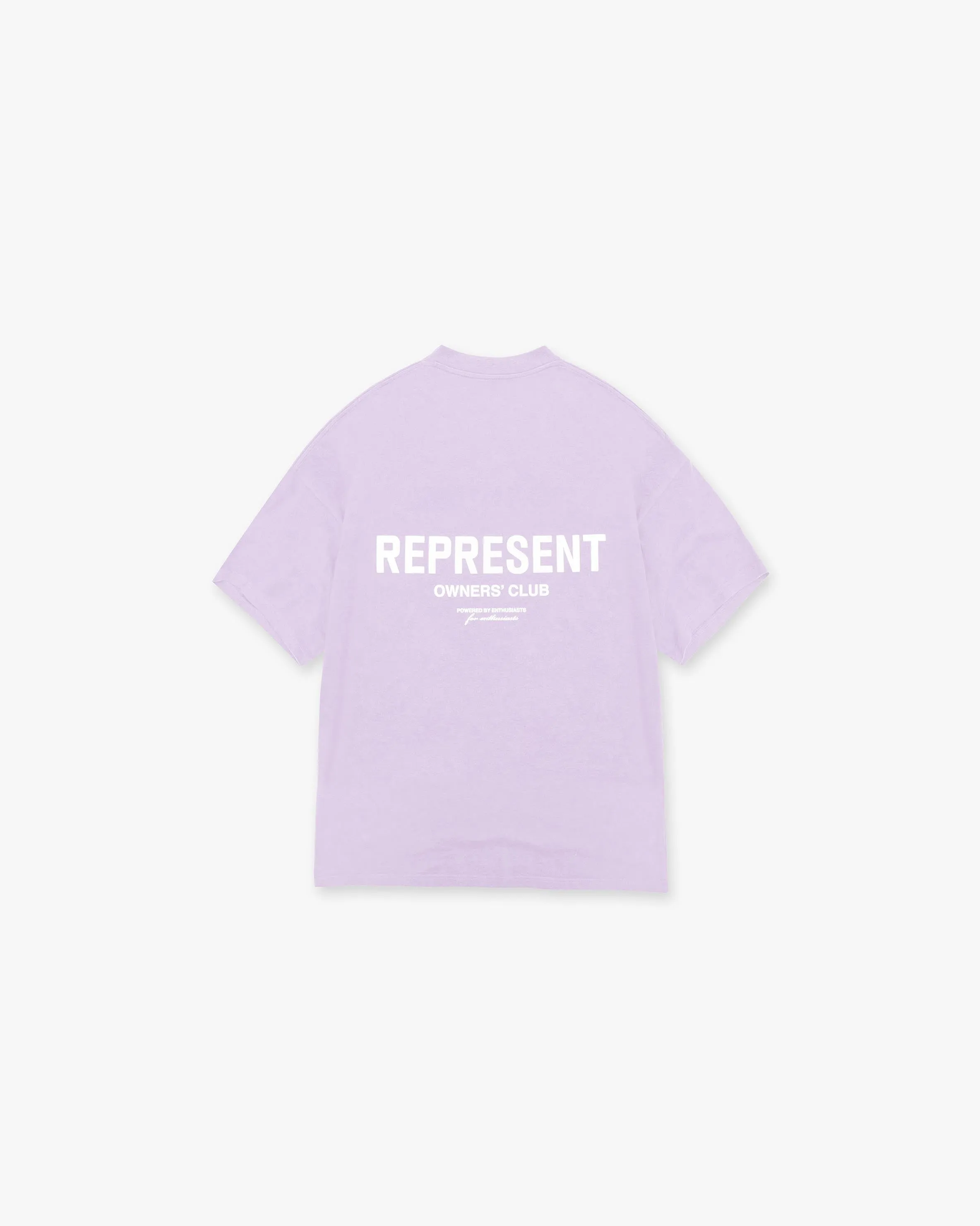 Represent Owners Club T-Shirt - Pastel Lilac Active Layer Fit monochromatic