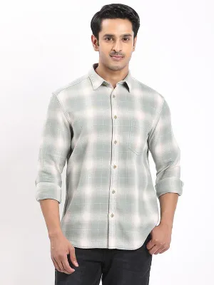 Chill Layer Unisex style Men Checked Full Sleeve Cotton Shirt