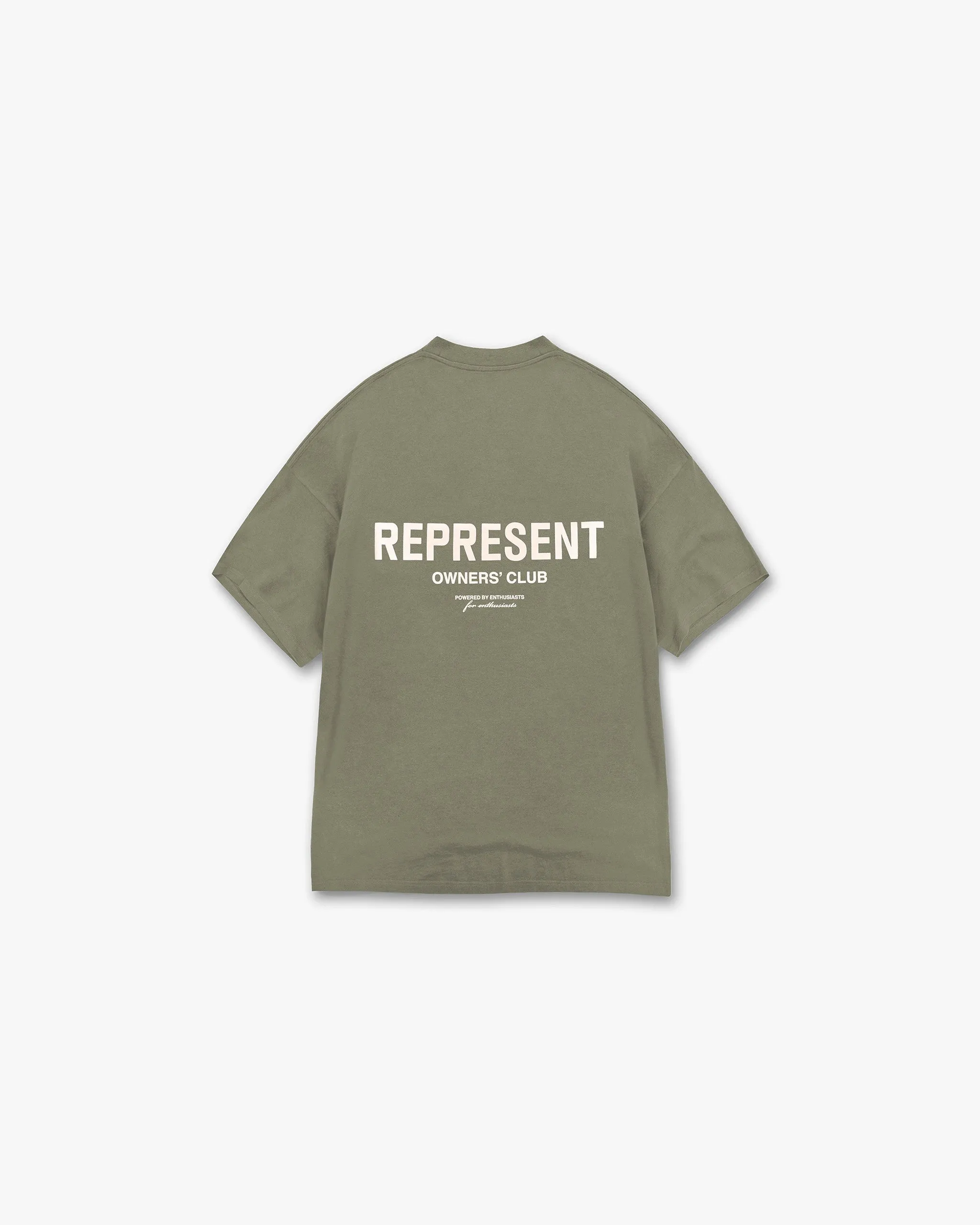 Comfortable Touch Represent Owners Club T-Shirt - Olive