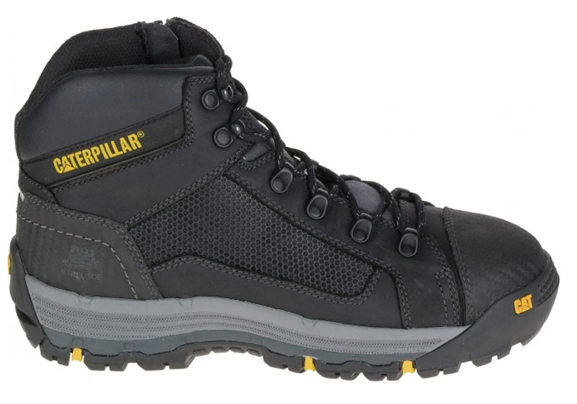 Caterpillar Convex ST Mid Mens Comfortable Steel Cap Work Boots Anti microbial