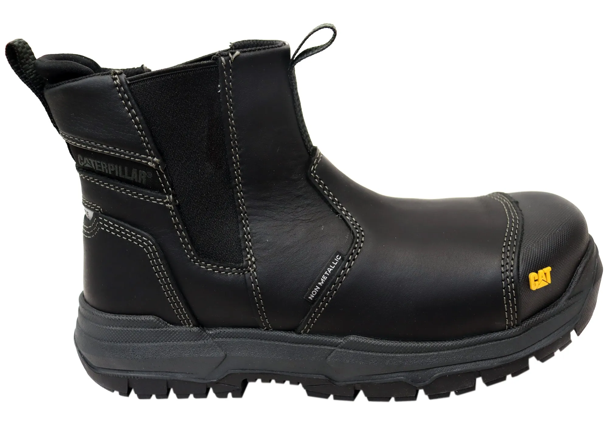 Caterpillar Mens Comfortable Propane 2.0 Composite Toe Boots Mixed Textures