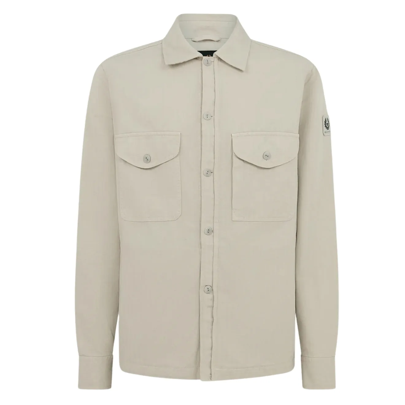 Belstaff CS60 Overshirt Stone Beige Non-irritating Gym Wear
