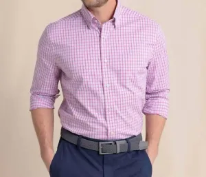 Charleston Broad Creek Plaid Sportshirt In Very Berry Casual Vibe Wrinkle Free Care