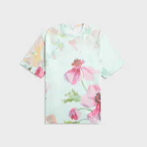 Loewe Loose Fit Tee - Light Blue / Multicolor Smart Casual Look Chilly Wear