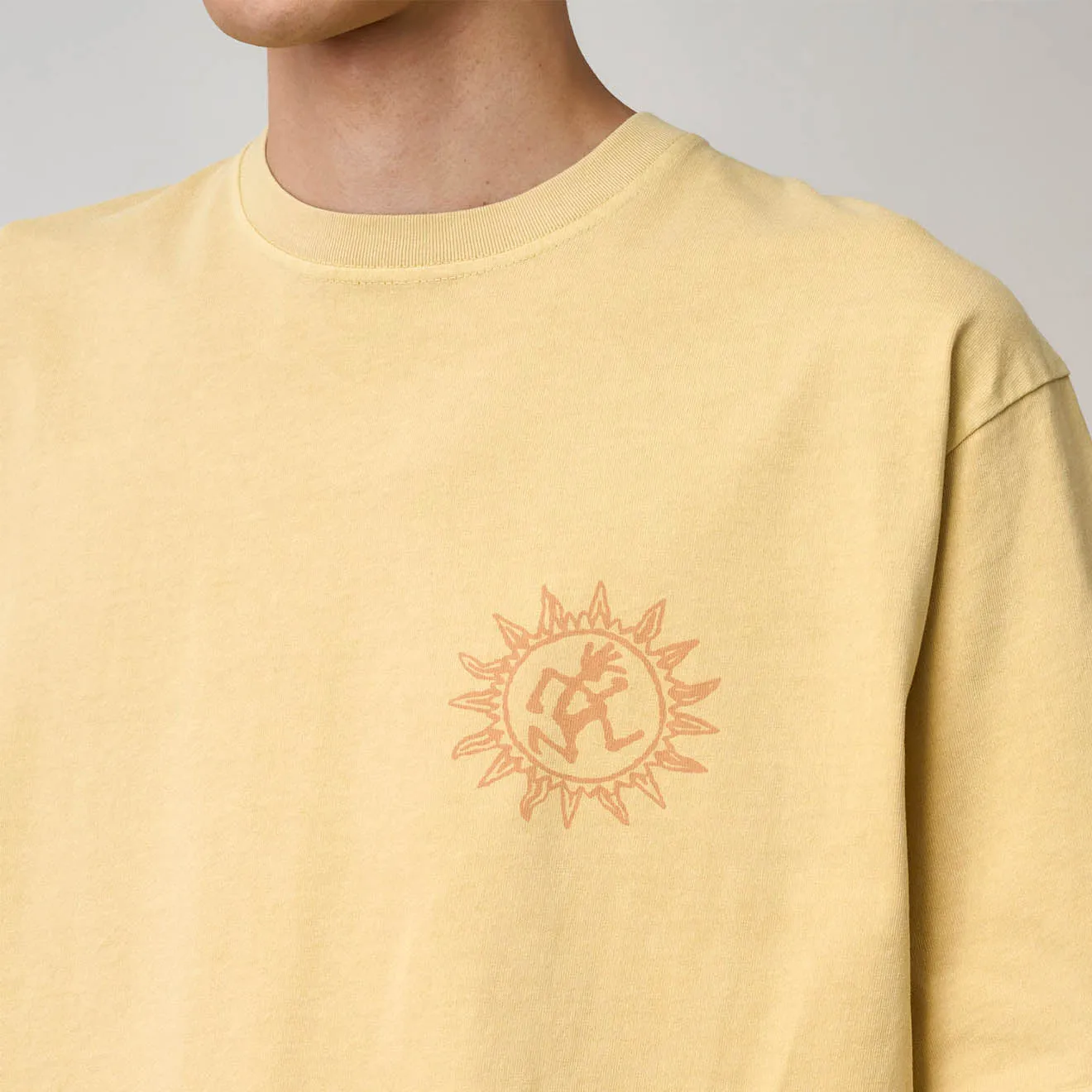 Ethically Sourced Materials Cozy and Comfortable Gramicci Sun Tee Mustard Pigment