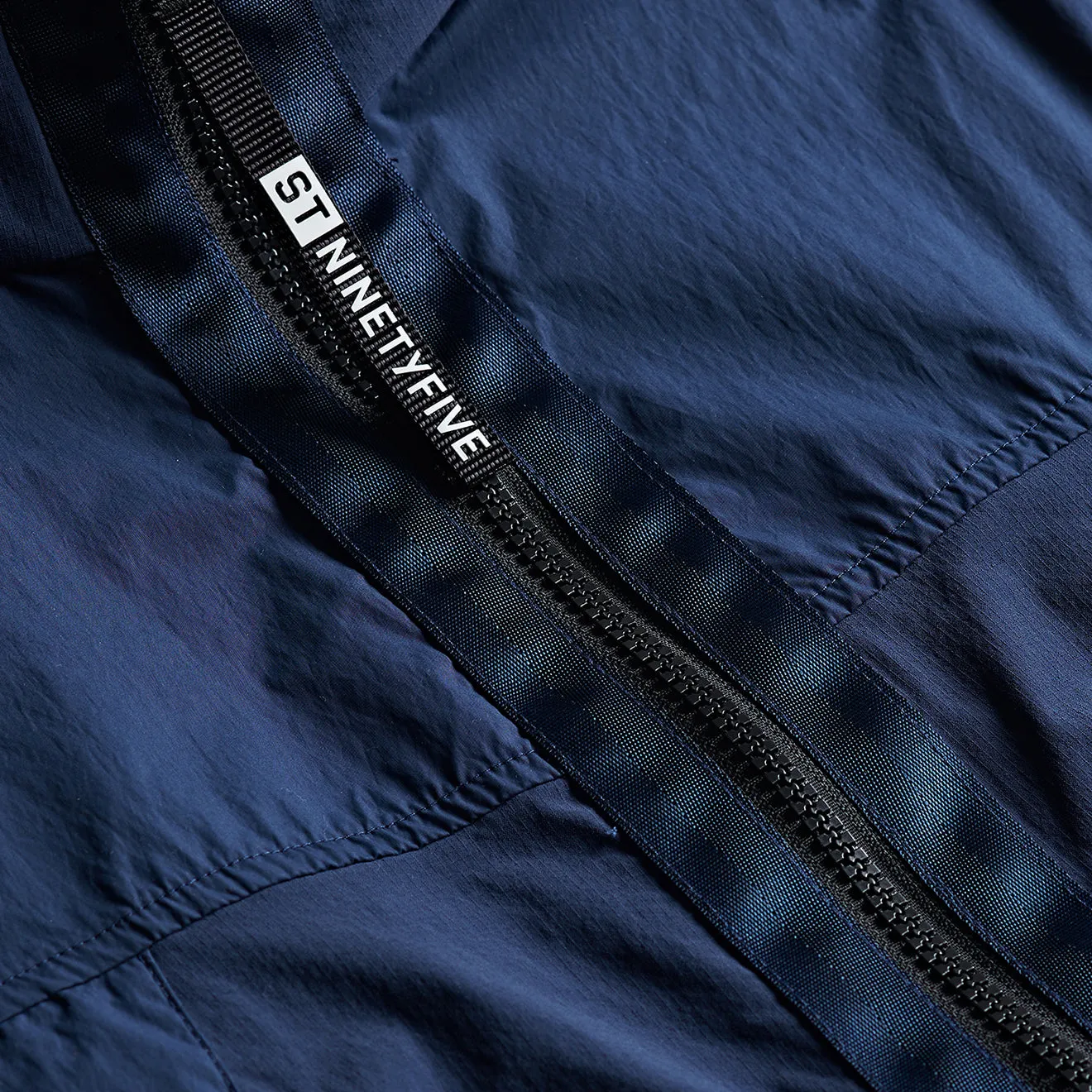 Odor Control Fibers ST95 4 Way Stretch Zip Through Navy