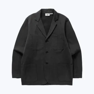 Service Works Moleskin Server Suit Jacket Black Flexible Hem Adjustment