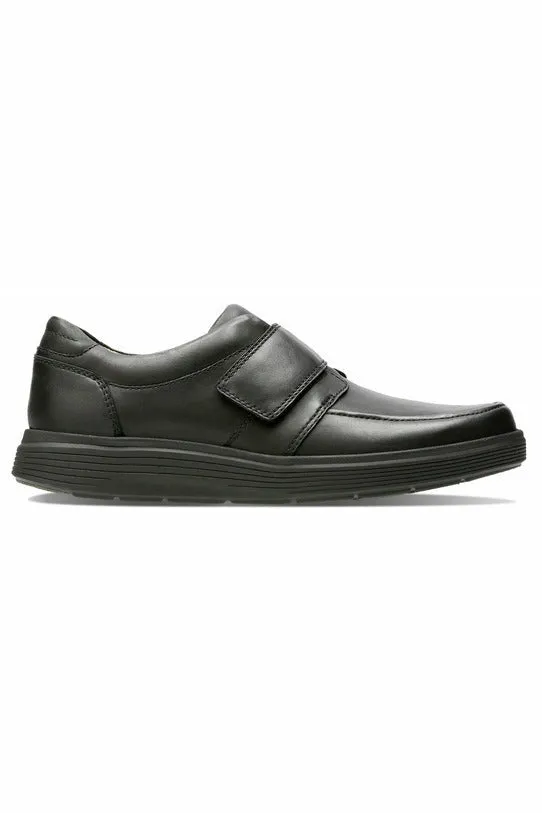 Clarks Un Abode Strap black Extra Wide Water Edge Eco Friendly Construction