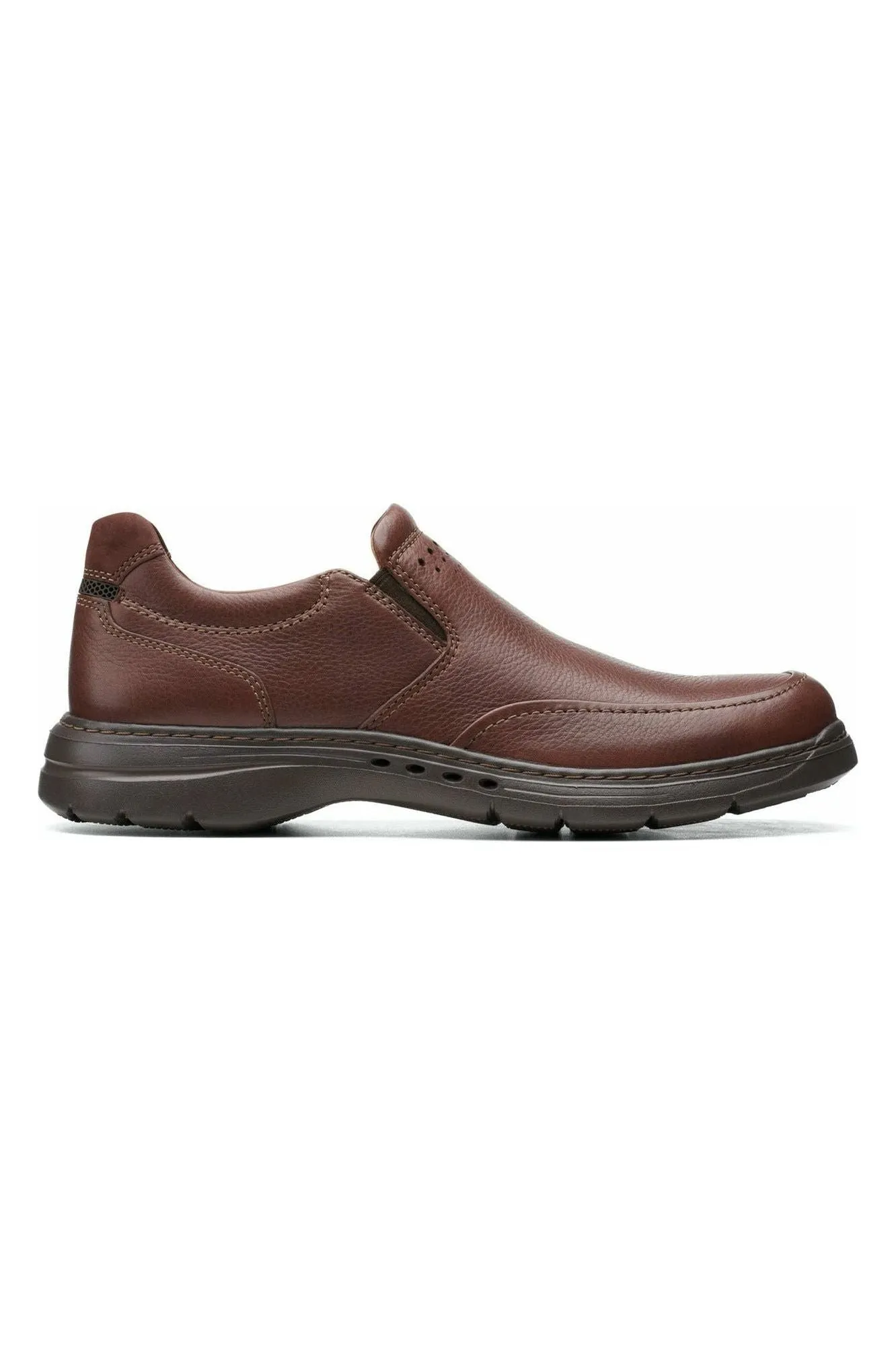 Clarks Un BrawleyStep Mahogany Leather Stable